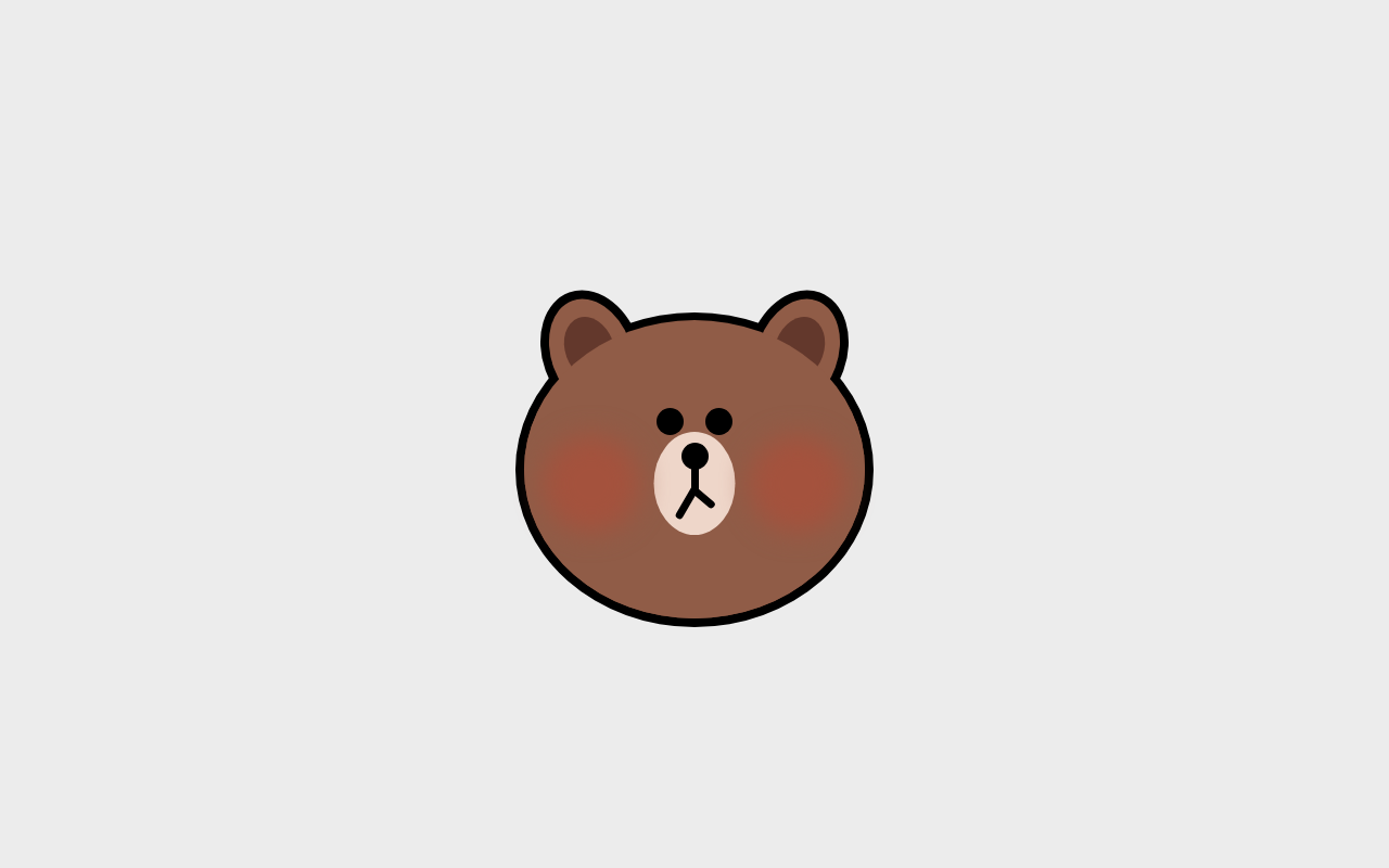 Pure Css Line Friends   Brown